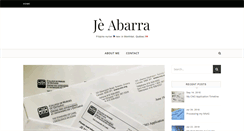 Desktop Screenshot of jeabarra.com