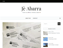 Tablet Screenshot of jeabarra.com